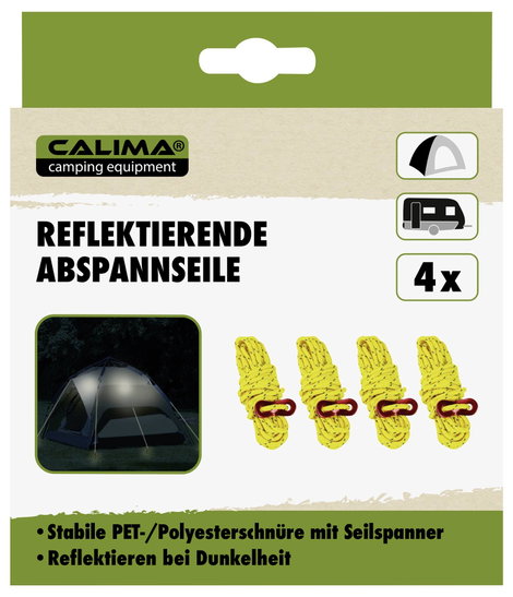 Calima 46015 Merevítőkötél készlet 4 m x 4 mm x 4 mm 4 db 2. kép