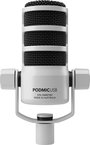 Rode PodMic USB White Álló USB-s mikrofon Átviteli mód:Vezetékes USB-C® Vezetékes Fekete bélyegkép