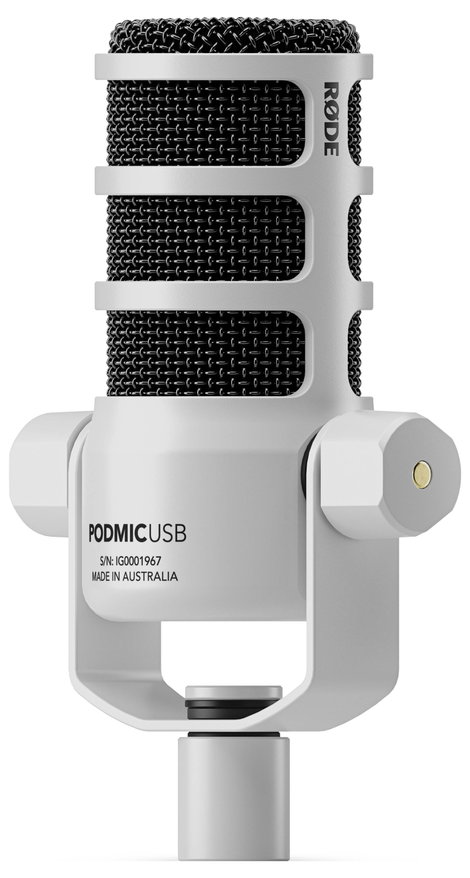 Rode PodMic USB White Álló USB-s mikrofon Átviteli mód:Vezetékes USB-C® Vezetékes Fekete 5. kép