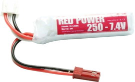 Red Power Akkucsomag, LiPo 7.4 V 250 mAh Soft doboz JST