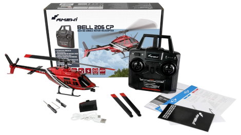 Amewi Bell 206 CP Jet Ranger RC helikopter RtF 2. kép