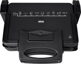 Silva Homeline KG 2410 Kontakt grill Elektromos Tapadásmentes bevonat, Összehajtható, Visszajelző lá