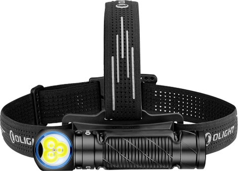 OLight Perun 3 LED Fejlámpa Akkuról üzemeltetett 3000 lm 12807