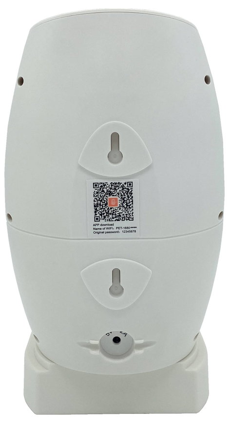 Berger & Schröter Smart Pet Feeder Etető automata, Állat kamera Fehér 1 db 4. kép