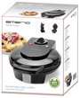Gofrisütő Tapadásmentes bevonat, BPA mentes Fekete, EMERIO WM-131149 5. bélyegkép
