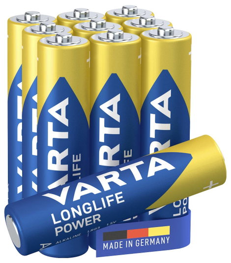 Varta Mikroelem Longlife Alkáli mangán 1200 mAh 1.5 V 10 db 2. kép