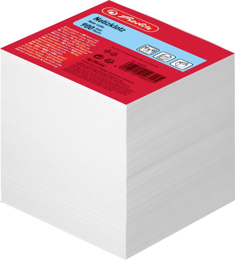 Herlitz Jegyzettömb Fehér 900 80 g/m² 146225 1 db
