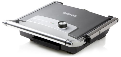 DOMO DO9225G Grillsütő Elektromos Cool-touch ház, Tapadásmentes bevonat, Visszajelző lámpa Fekete 2. kép