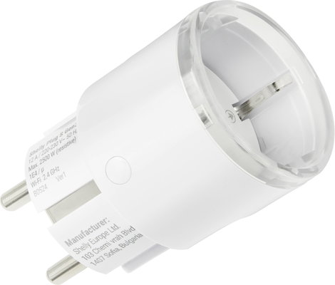 Shelly Plug S Gen3 Matter Dugalj Bluetooth, Wi-Fi