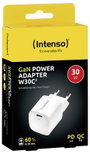 Intenso Power Adapter W30C² white USB-s töltőkészülék Beltér Kimeneti áram (max.) 3 A USB-C® Kimenet 3. bélyegkép