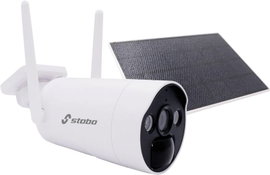 Stabo solar outdoorcam 51138 Vezeték nélküli-Kiegészítő kamera 2560 x 1440 pixel 2.4 GHz