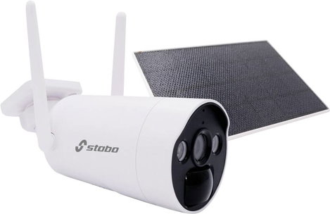 Stabo solar outdoorcam 51138 Vezeték nélküli-Kiegészítő kamera 2560 x 1440 pixel 2.4 GHz