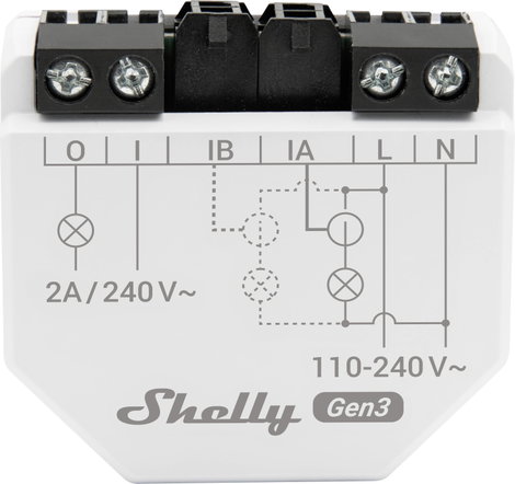 Shelly EM Gen3 Mérőmodul Bluetooth, Wi-Fi