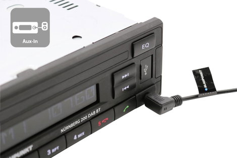 Blaupunkt Nürnberg 200 DAB BT Autórádió Bluetooth kihangosító, DAB + tuner 4. kép