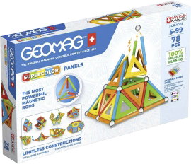 Geomag Építőelem készlet Constructor Építőelemek száma: 78 Korosztály: 3 éves kortól