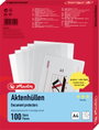 Herlitz Átlátszó iratborító 10843746 DIN A4 PP 0.11 mm Üvegtiszta 10843746 100 db bélyegkép