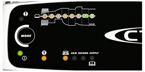 CTEK MXS 10 CIC EU 40-215 Automatikus töltő 12 V 10 A 2. kép