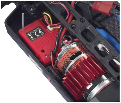 Reely JoVage 4x4 V2 Narancs/fehér Brushed 1:16 RC modellautó Elektro Truggy 4WD RtR 2,4 GHz Akkuval  6. kép