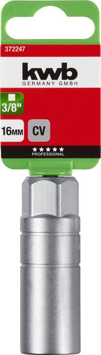 kwb 372247 Gyújtógyertya betét 16 mm Meghajtás (csavarhúzó) 3/8 1 db 2. kép