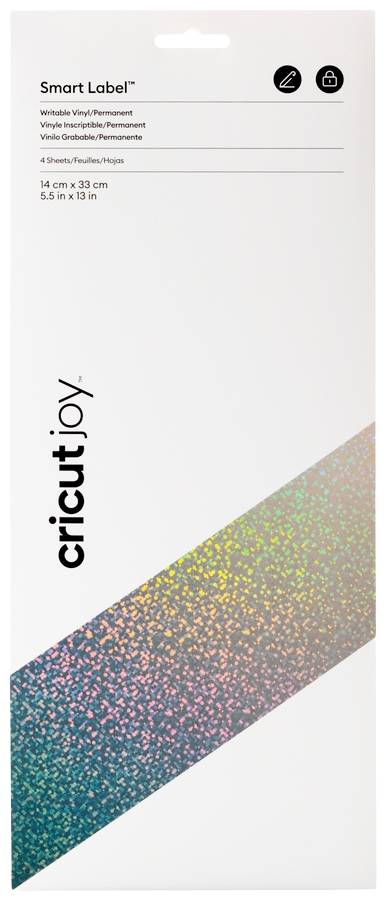 Cricut Joy™ Smart Label™ Fólia Vágási szélesség 14 cm Ezüst