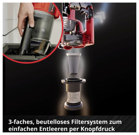 Einhell Power X-Change TE-SV 18 Li-Solo Porszívó Akku nélkül, töltő nélkül, Porzsák nélkül 8. kép
