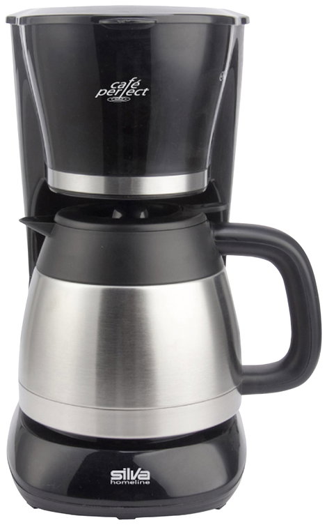 Silva Homeline KA-T 4505 sw Kávéfőző Fekete, Inox Kapacitás, csésze=10 Hőszigetelt kiöntő