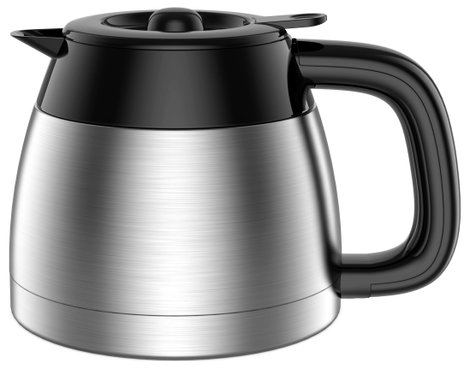 Silva Homeline KA-T 4505 sw Kávéfőző Fekete, Inox Kapacitás, csésze=10 Hőszigetelt kiöntő 2. kép