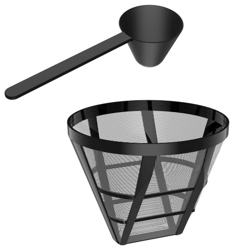 Silva Homeline KA-T 4505 sw Kávéfőző Fekete, Inox Kapacitás, csésze=10 Hőszigetelt kiöntő 4. kép