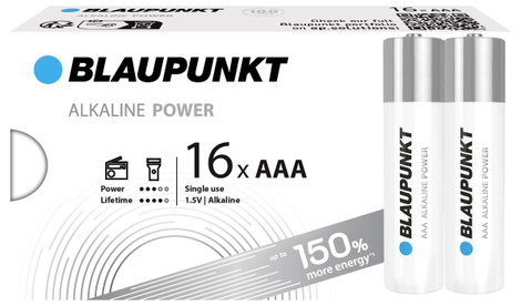 Blaupunkt Mikroelem Alkáli mangán 1.5 V 12 db 2. kép