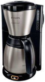 Philips Home Café Gaia HD7548/20 Kávéfőző Fekete, Nemesacél Kapacitás, csésze=15 Hőszigetelt kiöntő bélyegkép