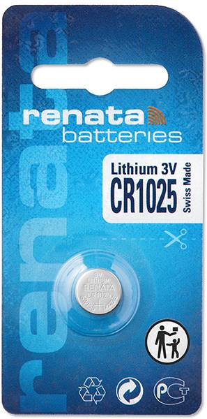 Renata Gombelem CR 1025 3 V 1 db 30 mAh Lítium