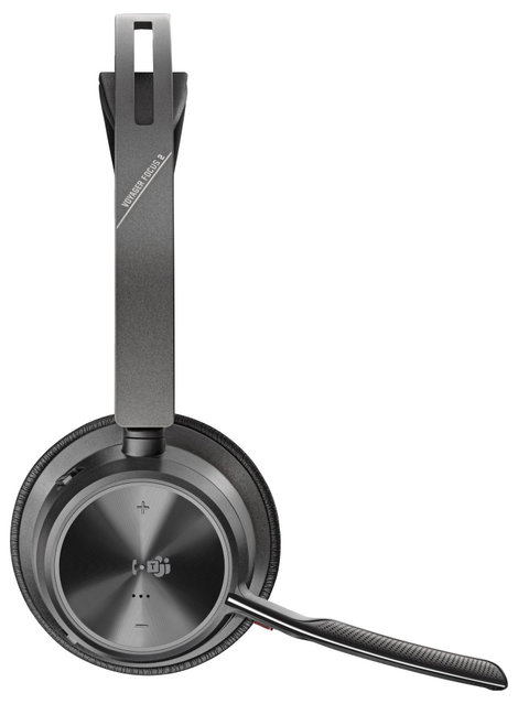 HP Poly Voyager Focus 2 Számítógép On Ear headset Bluetooth® Stereo Fekete Noise Cancelling Headset 2. kép