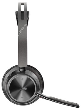 HP Poly Voyager Focus 2 Számítógép On Ear headset Bluetooth® Stereo Fekete Noise Cancelling Headset