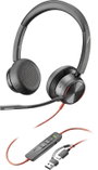 HP Poly Blackwire 8225 On Ear headset Vezetékes Stereo Fekete Noise Cancelling Headset, Hangerő szab bélyegkép
