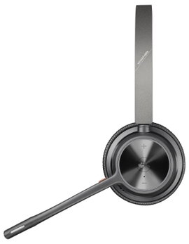 HP Poly Voyager 4320 UC Stereo Számítógép On Ear headset Bluetooth® Stereo Fekete Noise Cancelling H