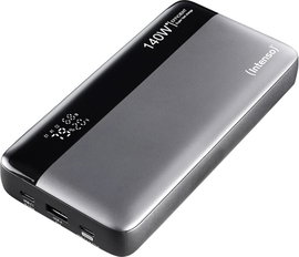 Intenso HE25000 Powerbank 25000 mAh Quick Charge, Power Delivery LiPo USB-A, USB-C® Fekete