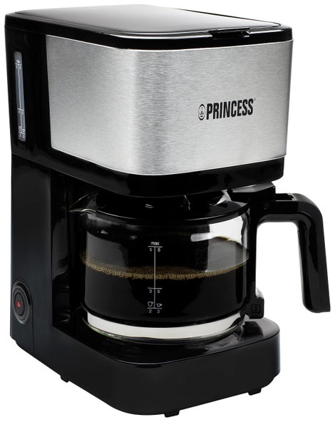 Princess 246030 Kávéfőző Fekete, Ezüst Kapacitás, csésze=8 2. kép