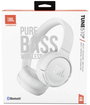 JBL Tune 510BT On Ear fejhallgató Bluetooth® Fehér Headset, Összehajtható, Elemtöltés kijelzés, Mikr 4. bélyegkép