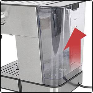 Profi Cook PC-ES 1209 Eszpresszó kávéfőző Nemesacél 850 W 6. kép