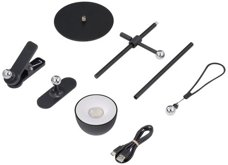 Renkforce RF-6386962 LED-es asztali lámpa LED Fekete 2. kép