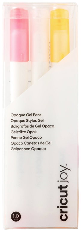 Cricut Joy™ Gel 1,0 mm, 3er Toll készlet Fehér, Rózsaszín, Narancs