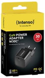 Intenso Power Adapter W30C² black USB-s töltőkészülék 30 W Beltér Kimeneti áram (max.) 3 A USB-C® Ki 3. bélyegkép