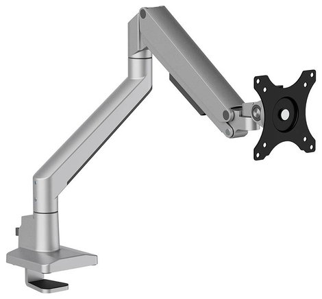 Neomounts DS70-250SL1 1 db Monitor asztali tartó 43,2 cm (17) - 88,9 cm (35) Ezüst Dönthető, Csuklóv