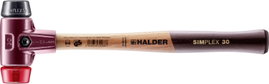 Halder SIMPLEX 3026.030 Puha kalapács ergonómikus markolat, kemény, középkemény 345 g 295 mm 1 db