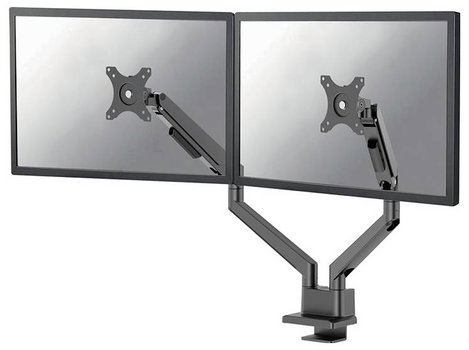Neomounts DS70-250BL2 Monitor asztali tartó 43,2 cm (17) - 81,3 cm (32) Fekete Állítható magasságú,