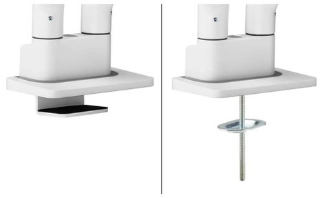 Neomounts DS70S-950WH2 Monitor asztali tartó 43,2 cm (17) - 88,9 cm (35) Fekete Állítható magasságú, 6. kép