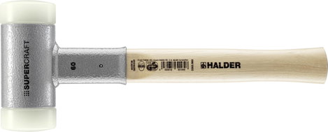 Halder SUPERCRAFT 3366.060 Puha kalapács ergonómikus markolat, kemény, visszacsapás mentes 1705 g 36