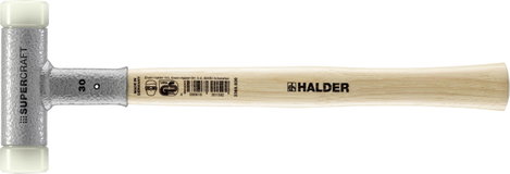 Halder SUPERCRAFT 3366.030 Puha kalapács ergonómikus markolat, kemény, visszacsapás mentes 460 g 330