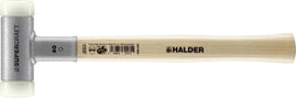 Halder SUPERCRAFT 3366.040 Puha kalapács ergonómikus markolat, kemény, visszacsapás mentes 715 g 355