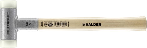 Halder SUPERCRAFT 3366.040 Puha kalapács ergonómikus markolat, kemény, visszacsapás mentes 715 g 355